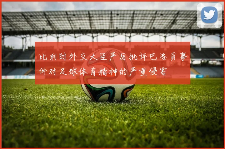 比利时外交大臣严厉批评巴洛贡事件对足球体育精神的严重侵害