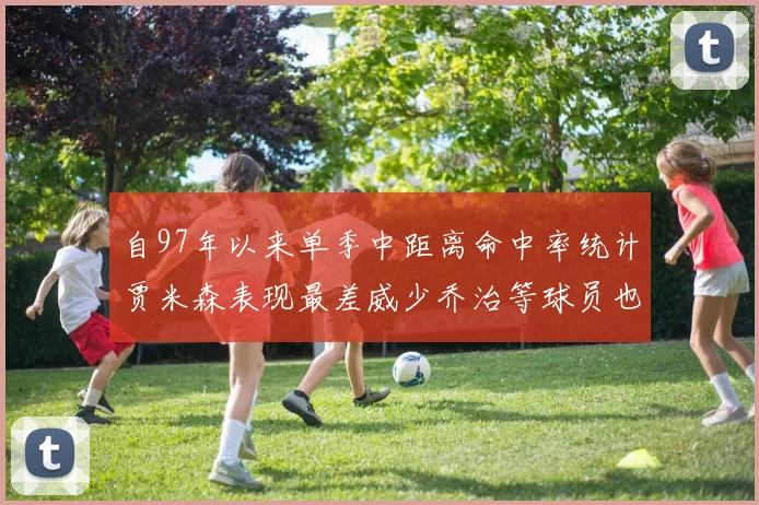 自97年以来单季中距离命中率统计贾米森表现最差威少乔治等球员也在榜上